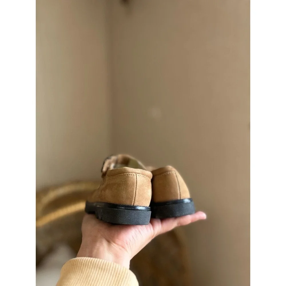 Cheerokee Brown Suede Toddler Clogs
